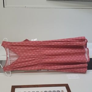 Pink patterned dress